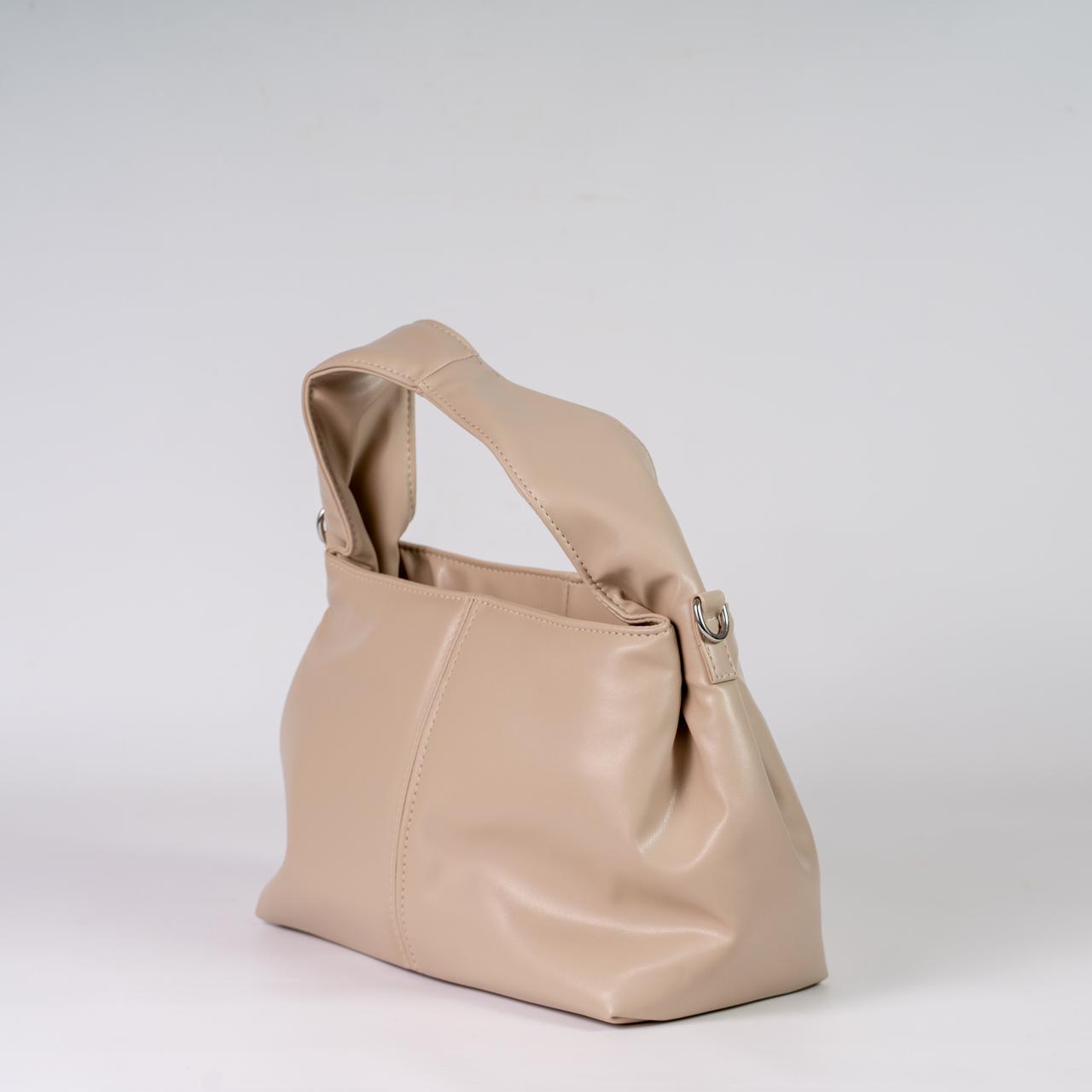 Сумка женская хобо с длинным ремешком KVITUCHA №52-24 Бежевый - фото 2 Сумка женская хобо с длинным ремешком KVITUCHA №52-24 Бежевый - фото 2