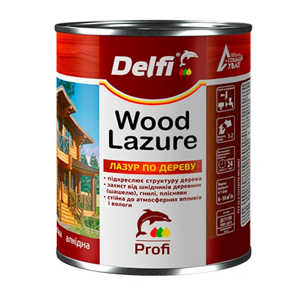 Лазур для дерева Delfi 2,3 л Палісандр (2792906589)