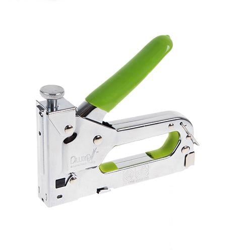 Степлер строительный Alloid для скоб 3в1 с 600 скобами Хром (00000054365) Степлер строительный Alloid для скоб 3в1 с 600 скобами Хром (00000054365)
