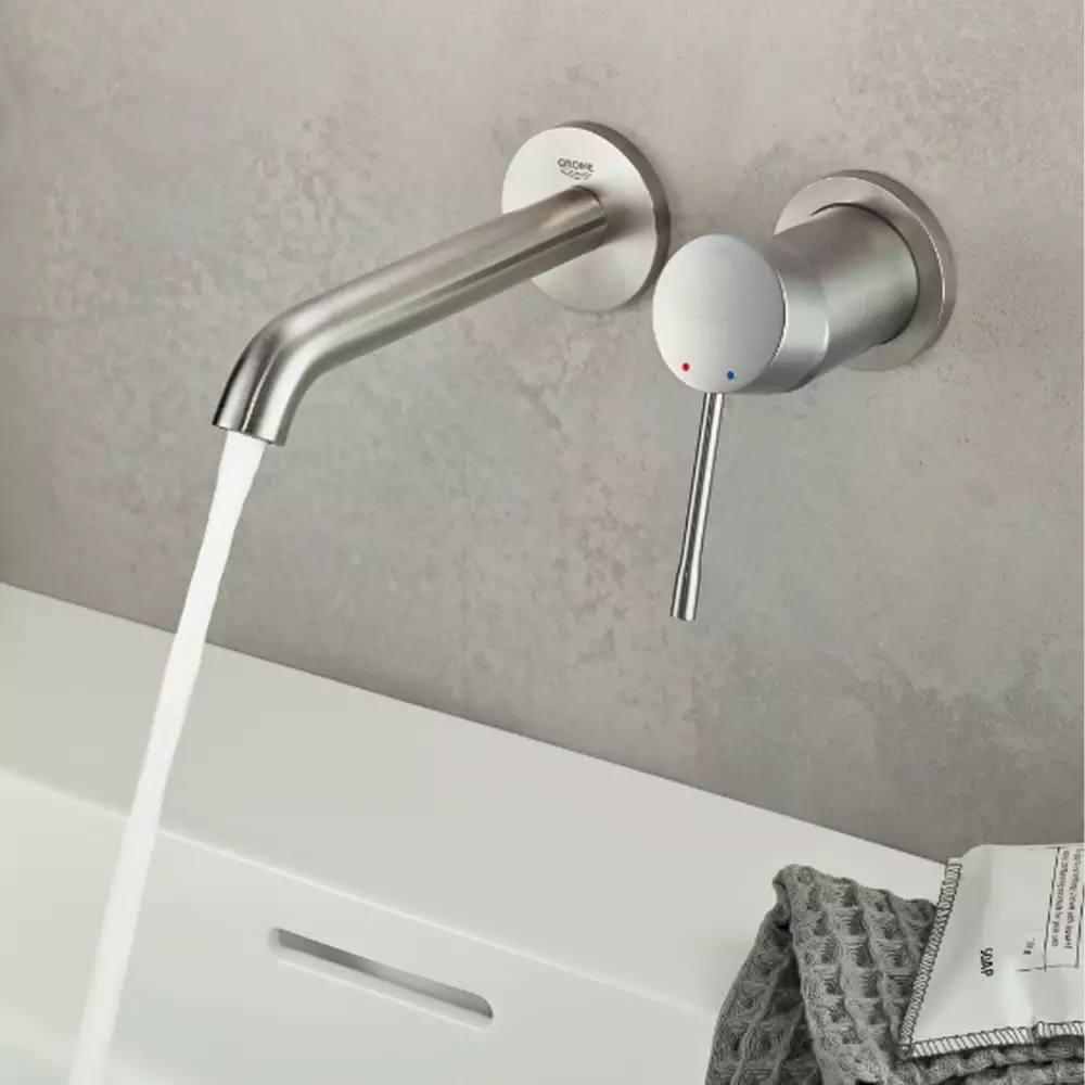 Смеситель скрытого монтажа для раковины Grohe Essence New 29192DC1 суперсталь (548449)