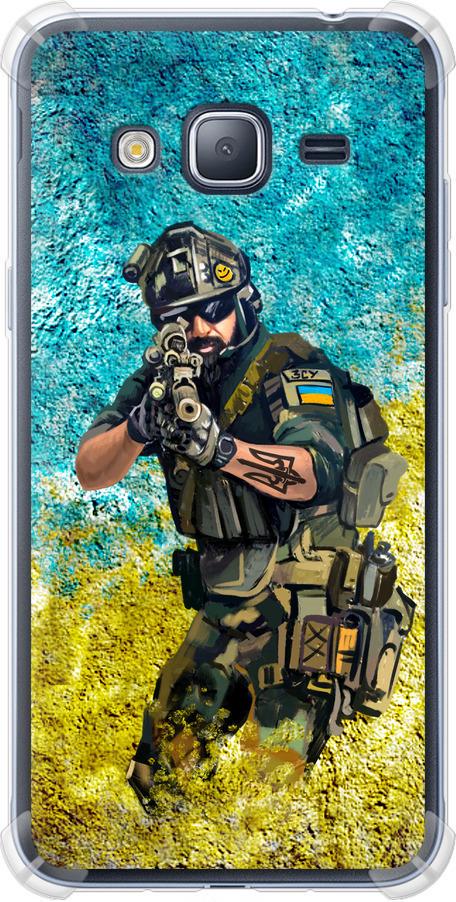 Чехол на Samsung Galaxy J3 Duos (2016) J320H Воин ЗСУ (5311sp-265-42517)