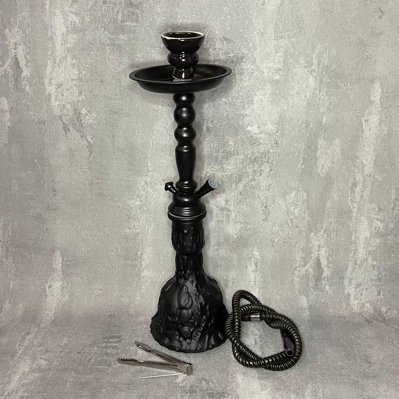 Кальян средний на 1 трубку 1003 48 см Черный (350663)