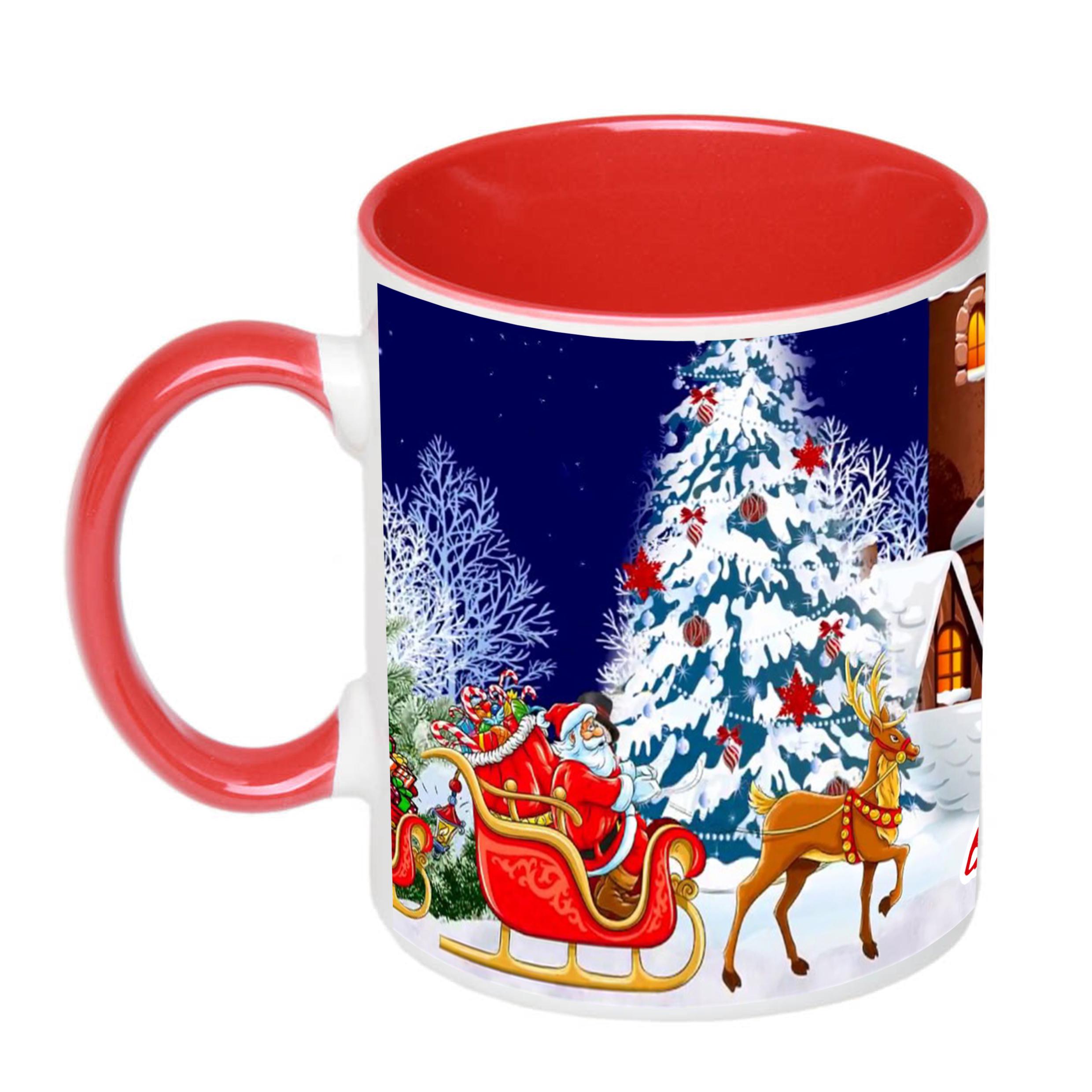 Чашка з принтом "Від святого Миколая" з ім'ям 330 мл Червоний (16604) - фото 2 Чашка з принтом "Від святого Миколая" з ім'ям 330 мл Червоний (16604) - фото 2