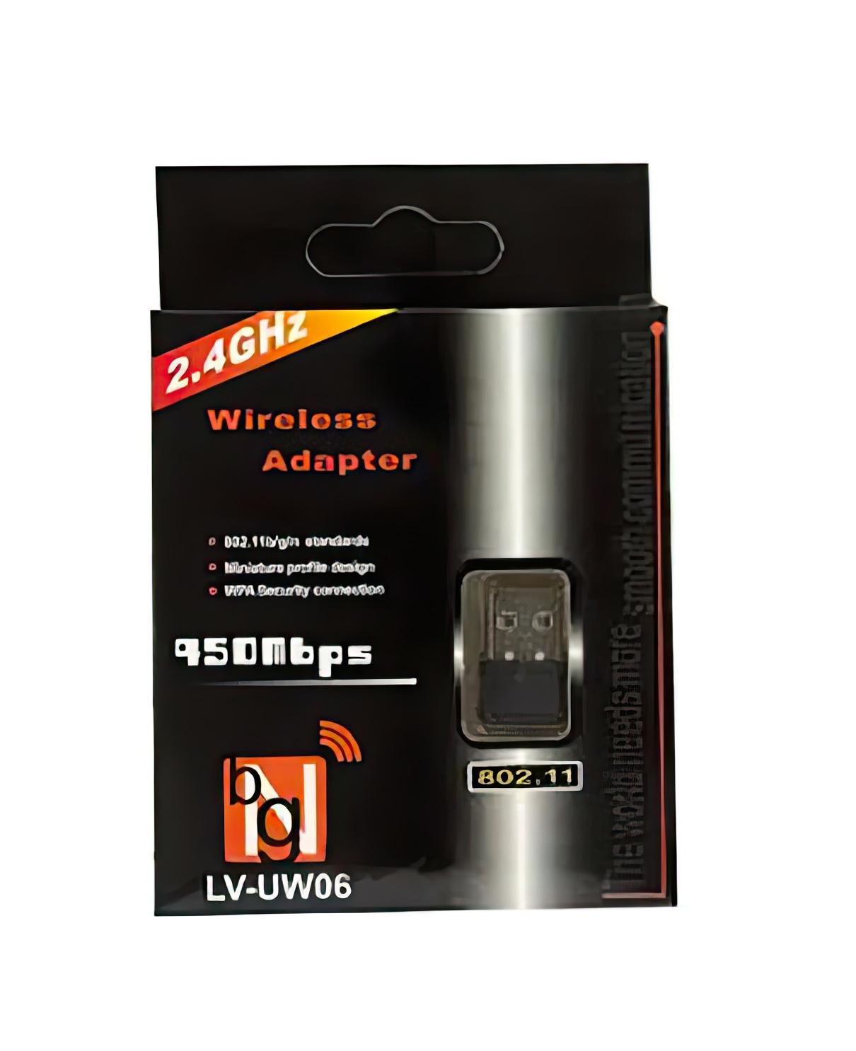 Беспроводной сетевой адаптер Merlion CL-UW06 Wi-Fi-USB 2,4 GHz (01385) - фото 3 Беспроводной сетевой адаптер Merlion CL-UW06 Wi-Fi-USB 2,4 GHz (01385) - фото 3