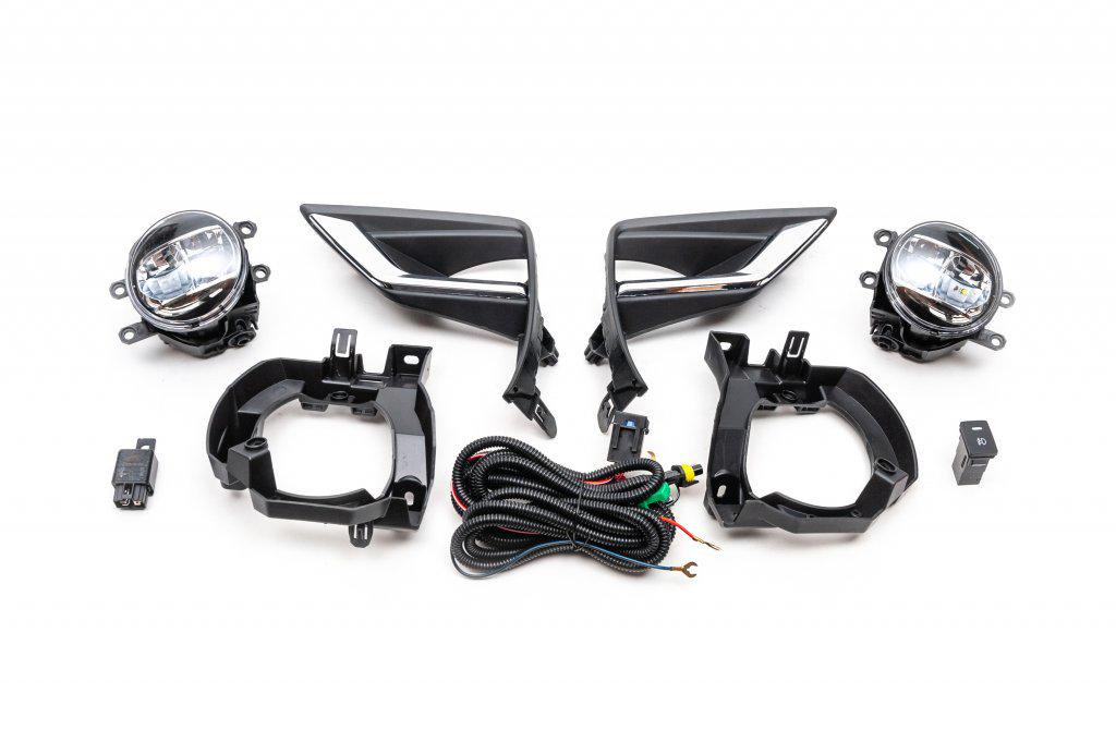 Противотуманки LED с кронтшейнами 1234 Upgrade для Toyota Land Cruiser Prado 150 разные материалы