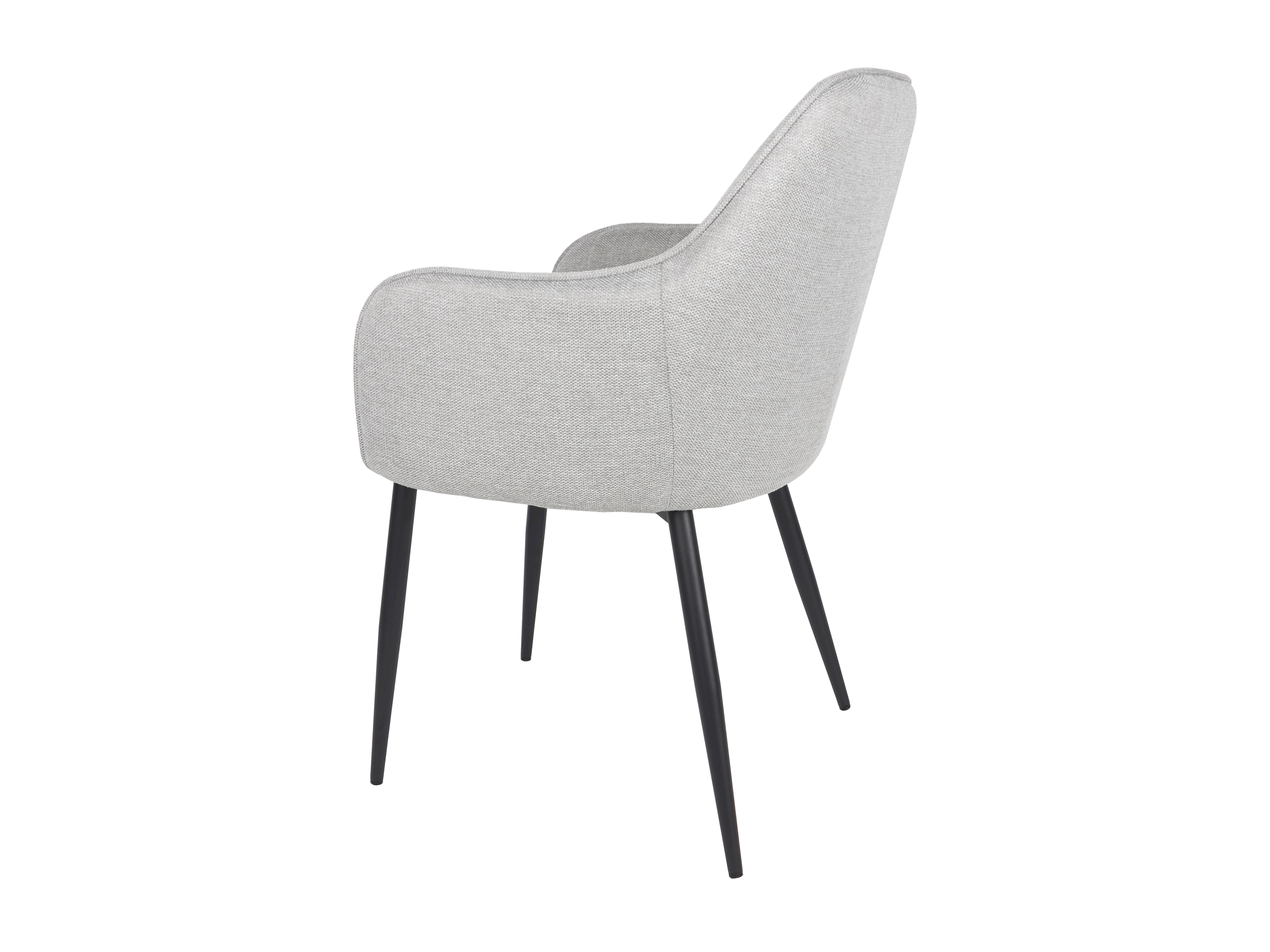 Стілець Intarsio Emily Чорний/Світло-сірий - фото 2 Стілець Intarsio Emily Чорний/Світло-сірий - фото 2