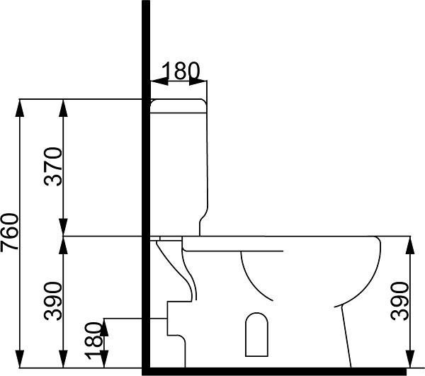 Унитаз напольный VIBA EGE 4410/4510 (C15306) - фото 5 Унитаз напольный VIBA EGE 4410/4510 (C15306) - фото 5