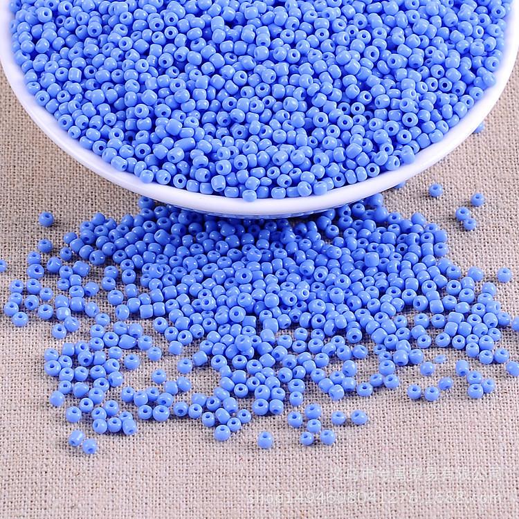 Бісер натуральний 2 мм 50 г Синій (БР0002н14)