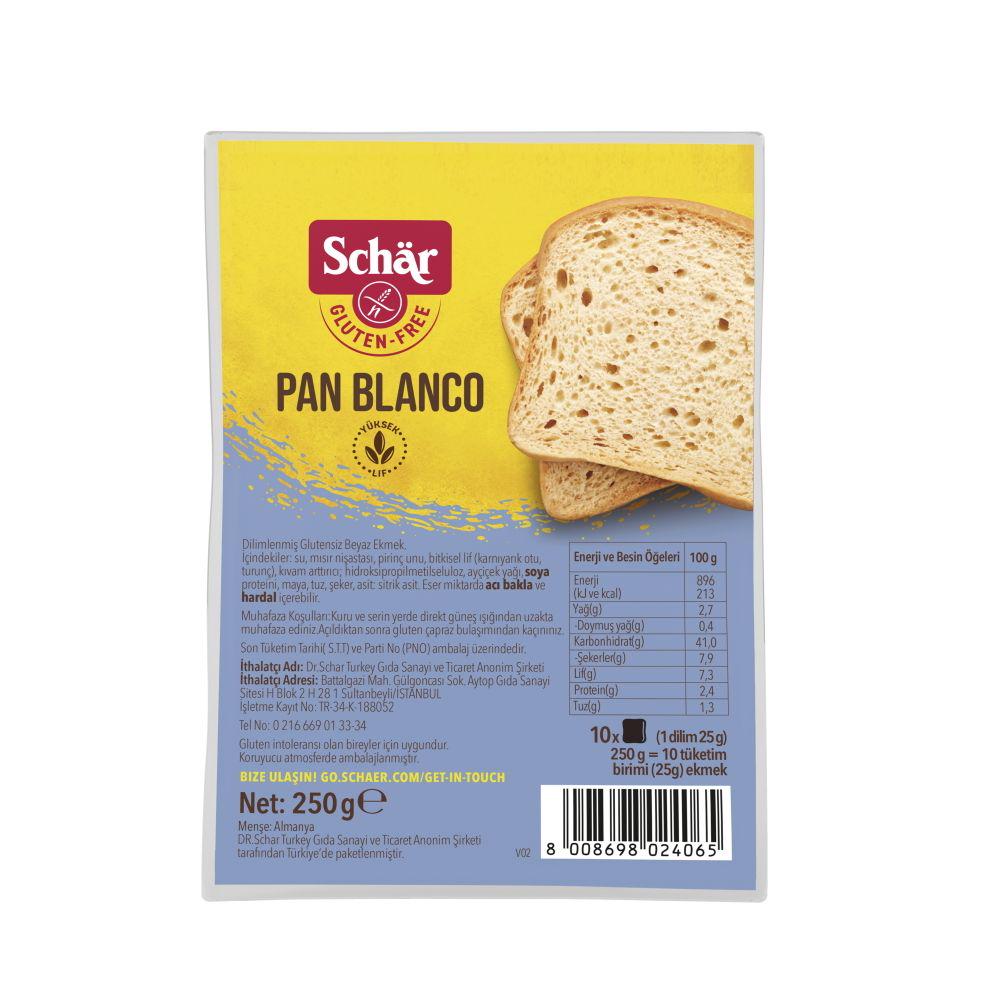 Хліб без глютену Dr. Schar Pan Blanco білий 250 г (8008698024065)