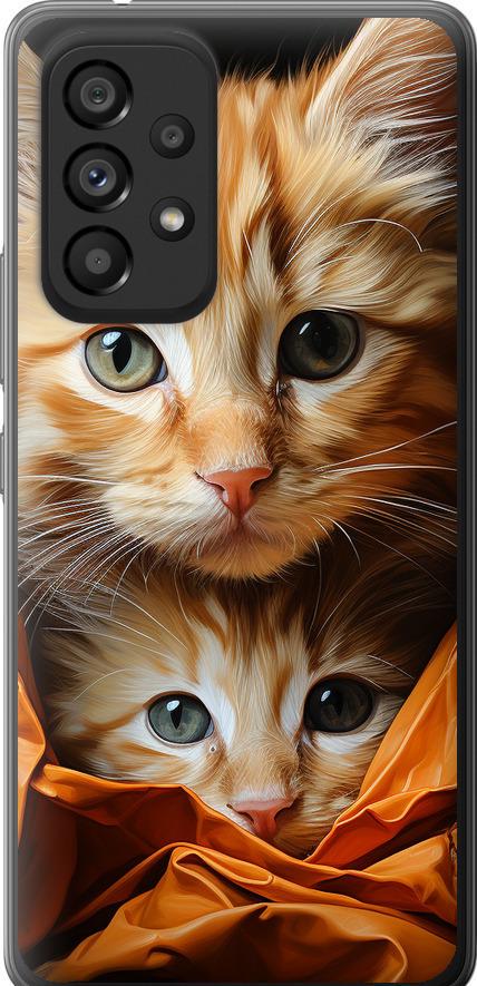 Чехол на Samsung Galaxy A53 A536E Котики 2 (5664u-2585-42517)