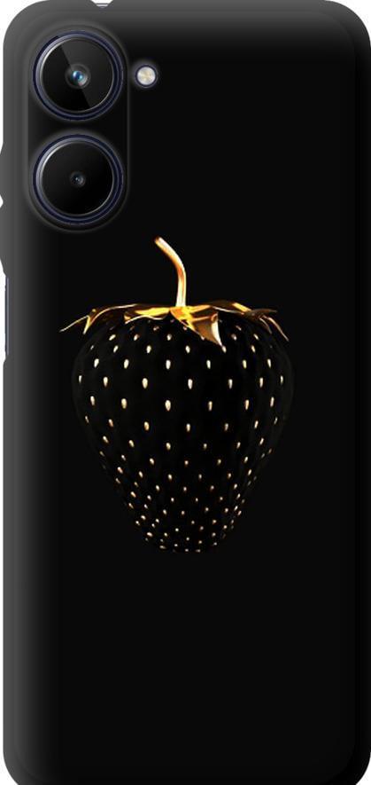 Чехол на Realme 10 Черная клубника (3585b-2946-42517)