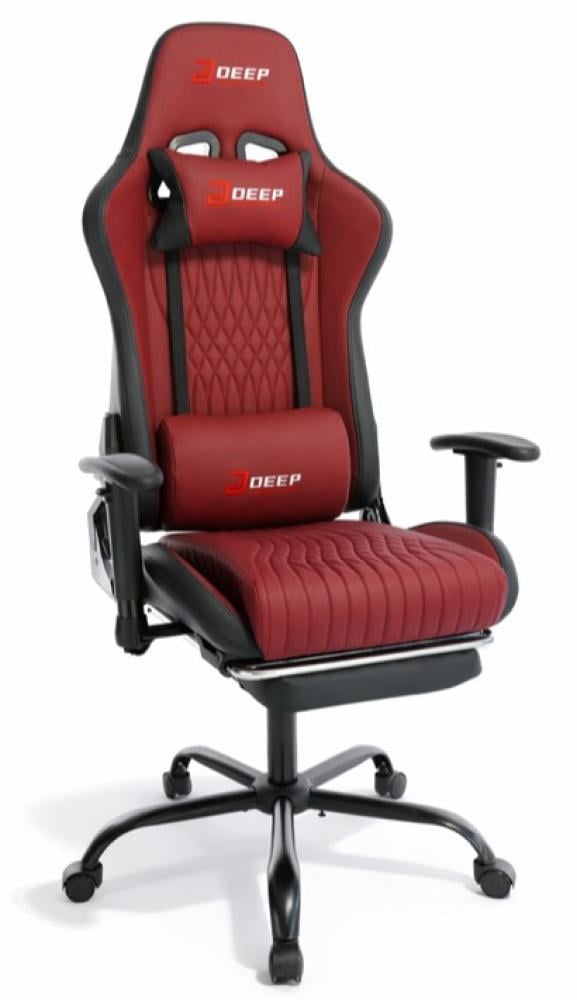 Кресло геймерское Bonro 1002G с подставкой для ног Красный (7356) Кресло геймерское Bonro 1002G с подставкой для ног Красный (7356)
