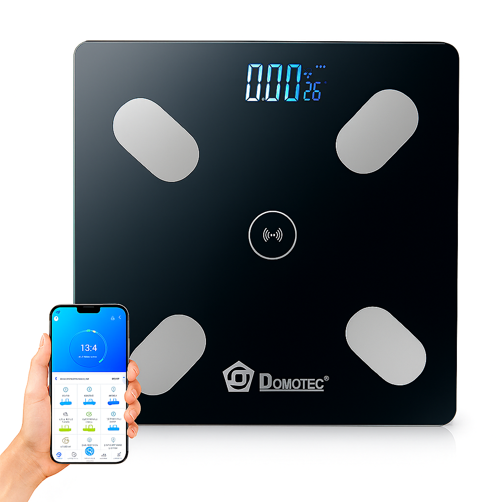 Весы умные Domotec MS-2017 Bluetooth с приложением до 180 кг (27504077) - фото 2 Весы умные Domotec MS-2017 Bluetooth с приложением до 180 кг (27504077) - фото 2