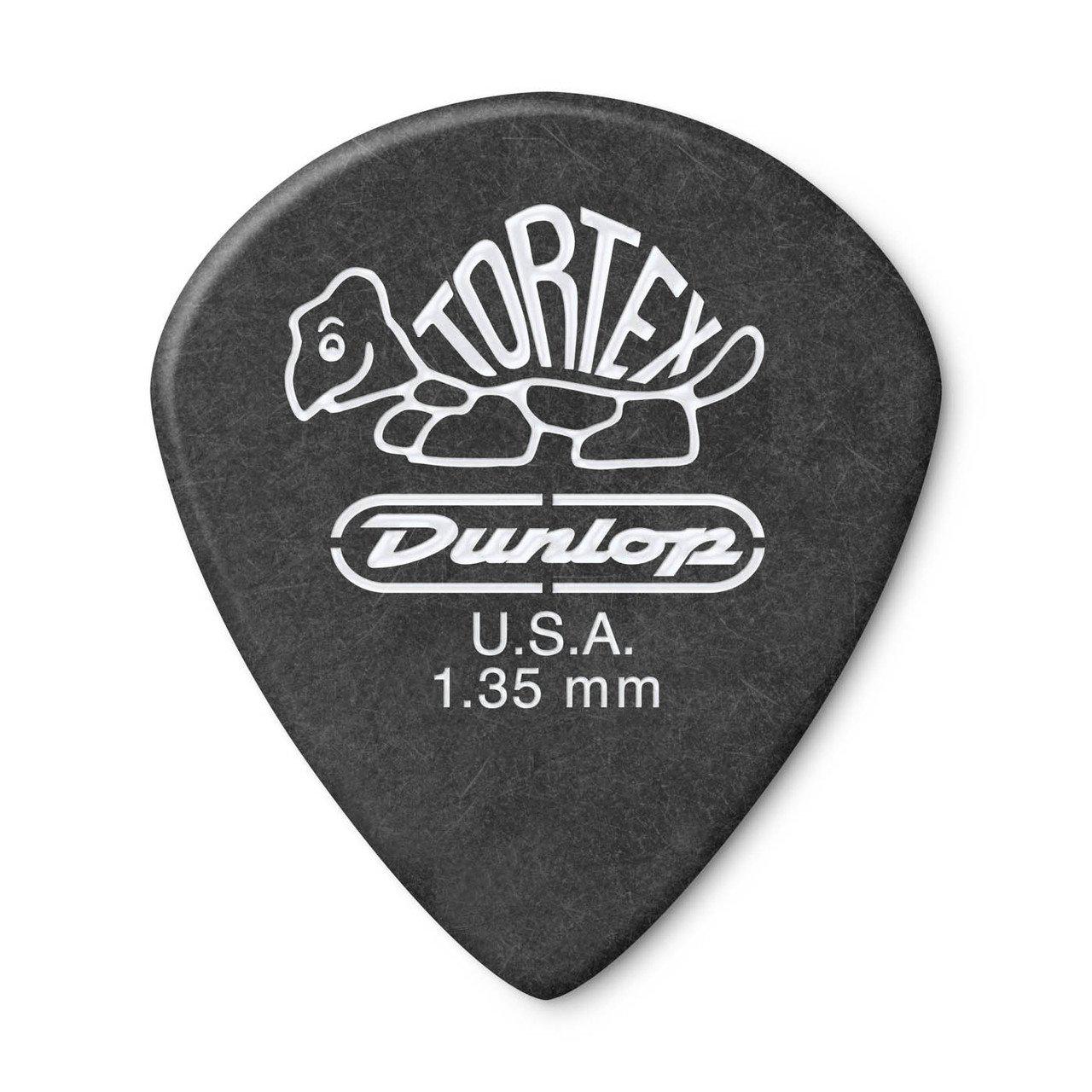 Медіатор Dunlop 482P1.35 Tortex Pitch Black Jazz III 1,35 мм 12 шт. (125386)