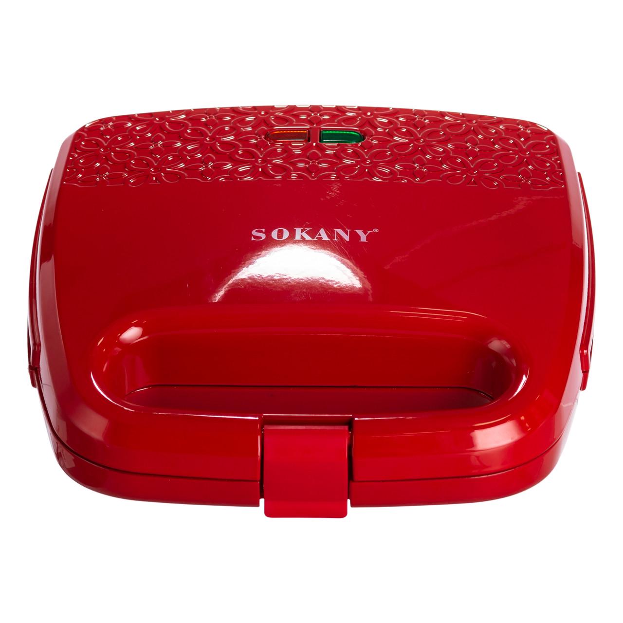 Сендвичница-бутербродница Sokany SK-08051 с антипригарным покрытием (7387) - фото 7 Сендвичница-бутербродница Sokany SK-08051 с антипригарным покрытием (7387) - фото 7
