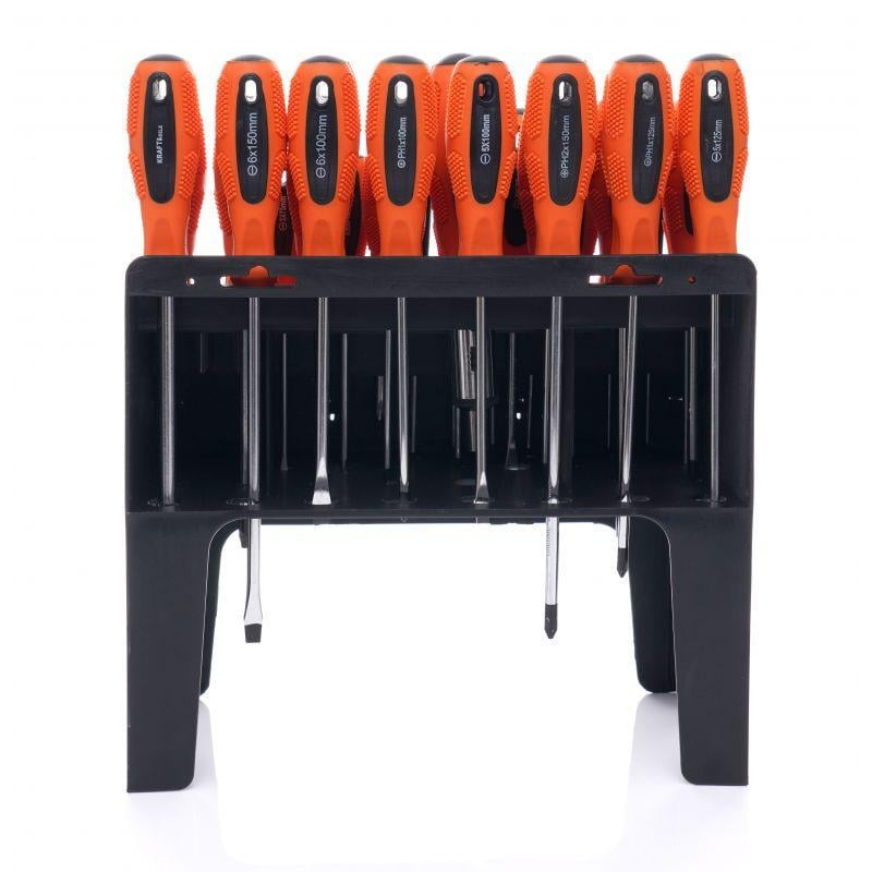 Набор отверток и бит Kraft&Dele KD10957 2415716084 с подставкой 100 шт. - фото 7