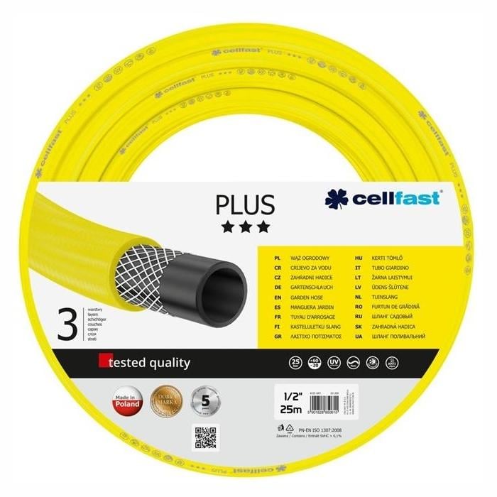 Шланг для полива Cellfast PLUS 1/2" 25 м (10-200)