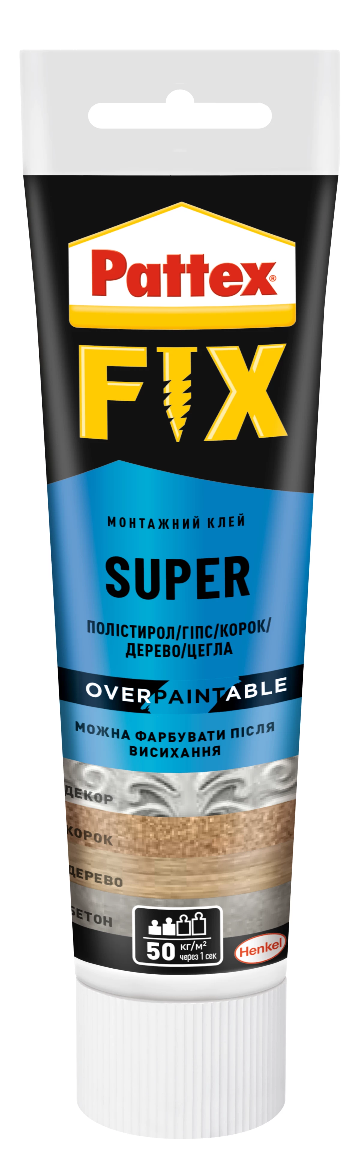 Pattex Fix Super 50 г монтажний клей