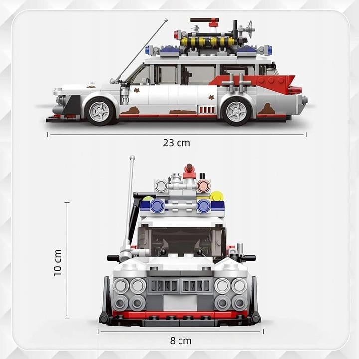 Конструктор детский Mould King Cadillac ECTO-1 Автомобиль охотники за привидениями для мальчика 603 дет. (22773731) - фото 3