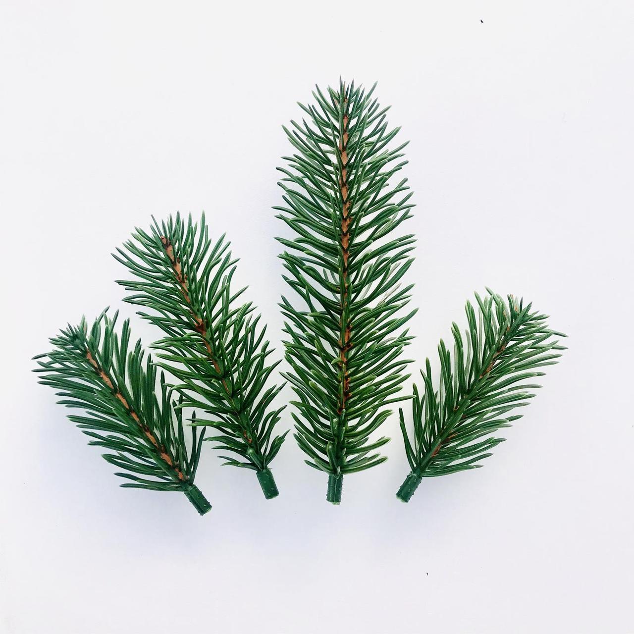 Веточки елки новогодние GH искусственные для рукоделия 600 шт. Зеленый (1685406308)