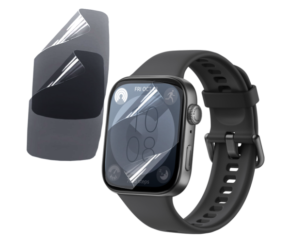 Пленка для смарт-часов противоударная гидрогелевая для Huawei Watch Fit 3 Hydrogel Film 6 шт. Transparent (PL-3715)