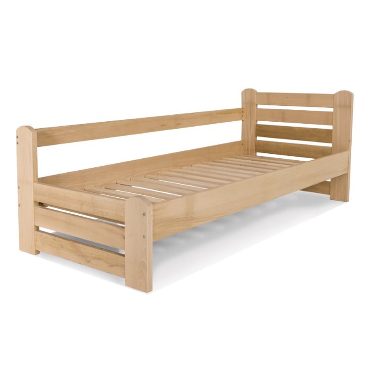 Кровать классическая односпальная из массива дерева бук Woodman Country 90х200 см без матраса Без покрытия Кровать классическая односпальная из массива дерева бук Woodman Country 90х200 см без матраса Без покрытия