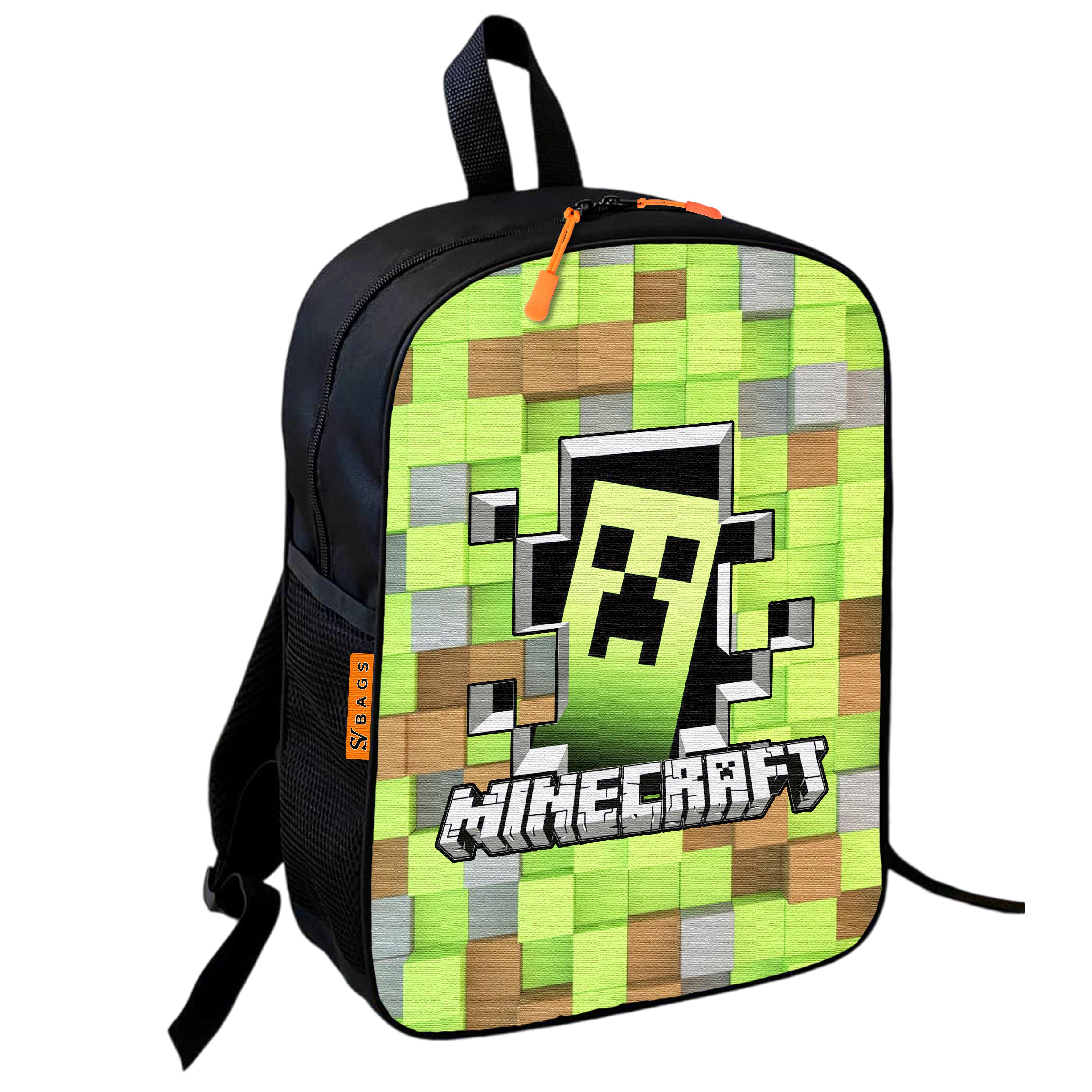 Школьный рюкзак детский Minecraft для мальчика 36х27 см (0456)