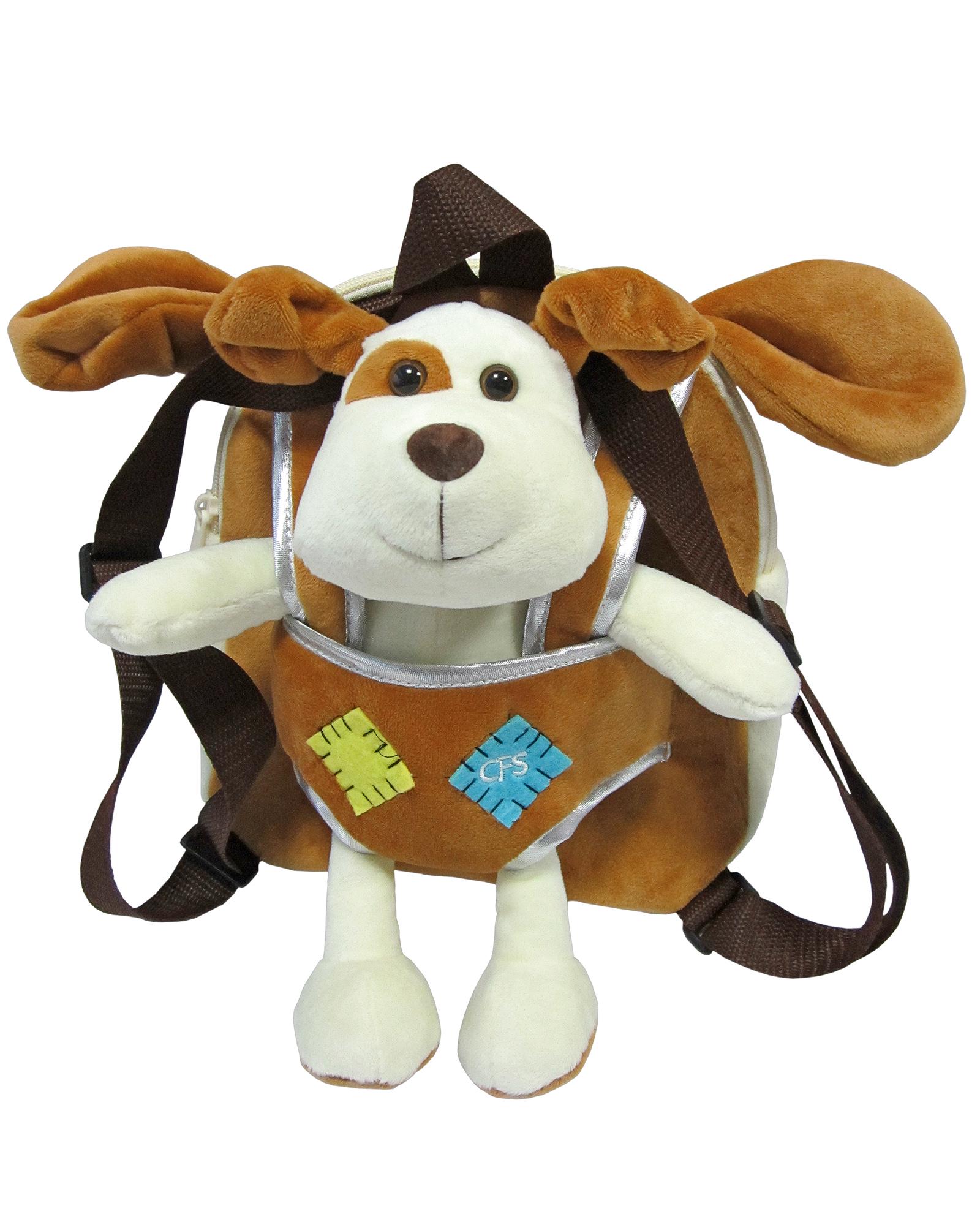 Рюкзак дошкільний Cool For School Dog 25х18х15 см 6-15 л Коричневий (CF86006)