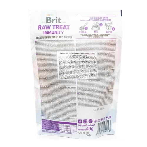 Лакомство для собак Brit Raw Treat freeze-dried Immunity 40 г - фото 3