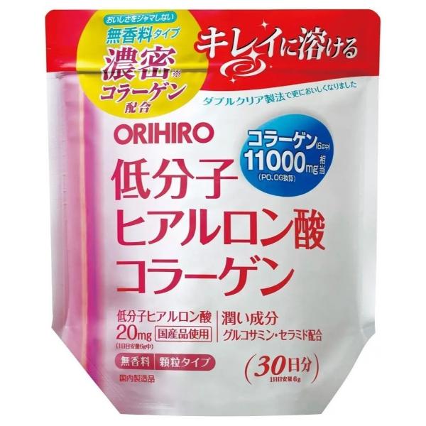 Коллаген Orihiro Collagen with Hyaluronic Acid and Glucosamine 180 г 30 порций (000024346) Коллаген Orihiro Collagen with Hyaluronic Acid and Glucosamine 180 г 30 порций (000024346)