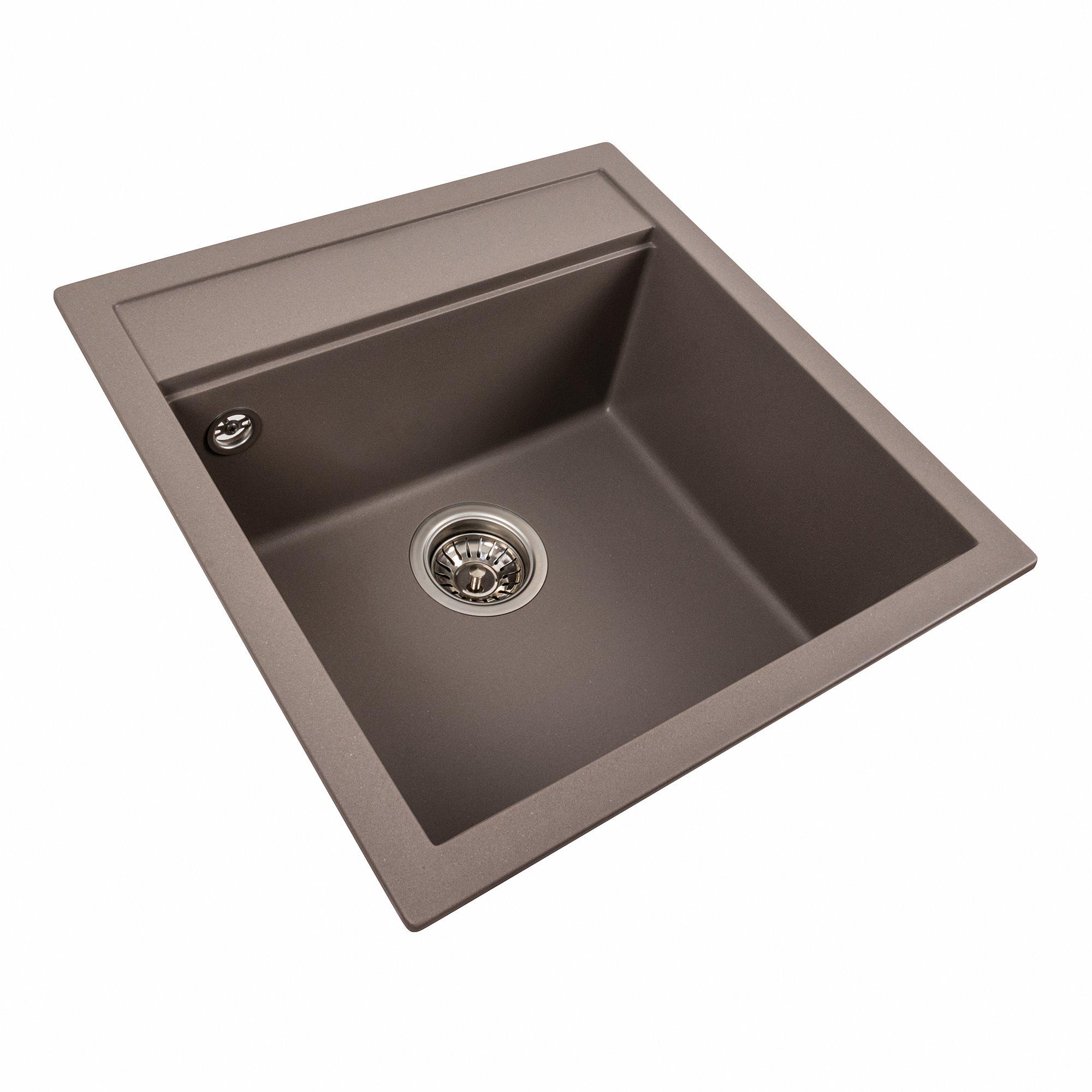 Мийка для кухні гранітна Platinum 5149 FIESTA матова Дюна - фото 2 Мийка для кухні гранітна Platinum 5149 FIESTA матова Дюна - фото 2