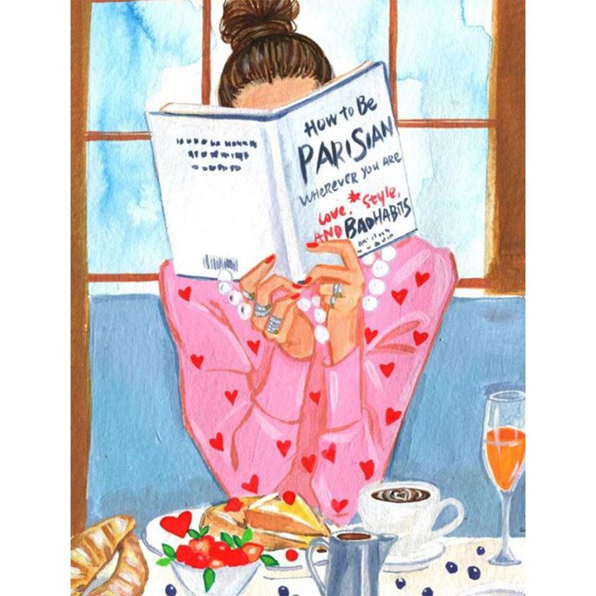 Алмазная мозаика Santi Парижанка 30х40 см (954146)