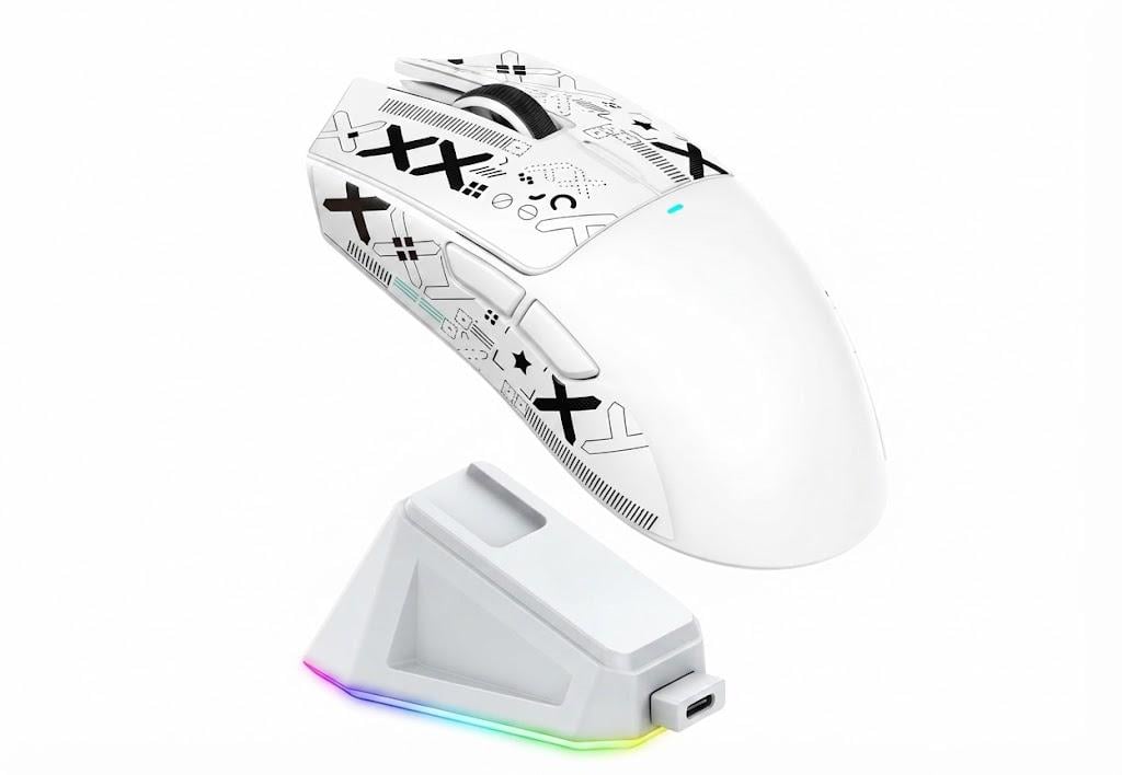 Мышь беспроводная игровая attack shark X11 радио 2,4Ghz Bluetooth 5.2 док-станция Белый (3168191786) Мышь беспроводная игровая attack shark X11 радио 2,4Ghz Bluetooth 5.2 док-станция Белый (3168191786)