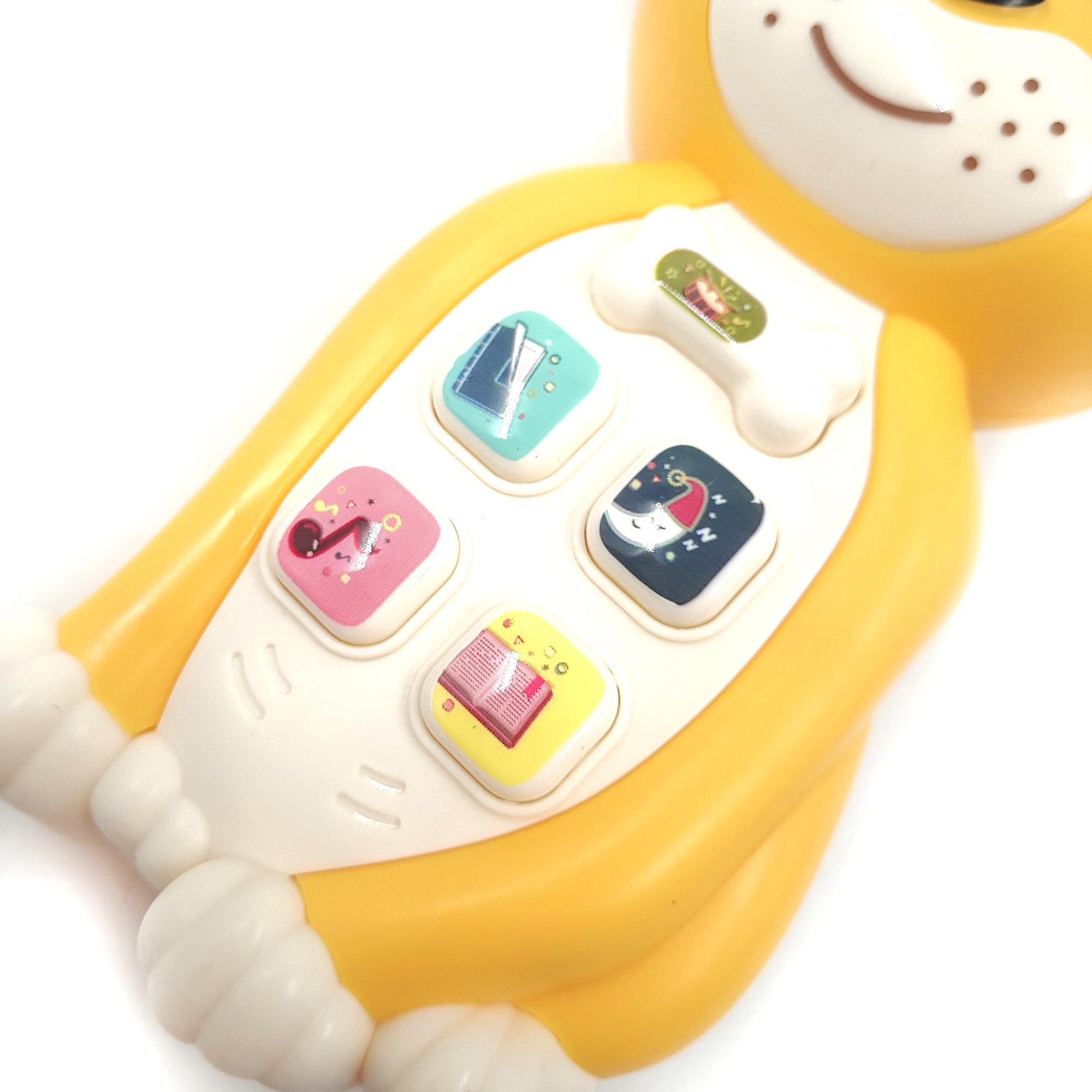 Телефон інтерактивний Тигреня ТК Group 15 см укр. озвучення Жовтий (125257j) - фото 4 Телефон інтерактивний Тигреня ТК Group 15 см укр. озвучення Жовтий (125257j) - фото 4