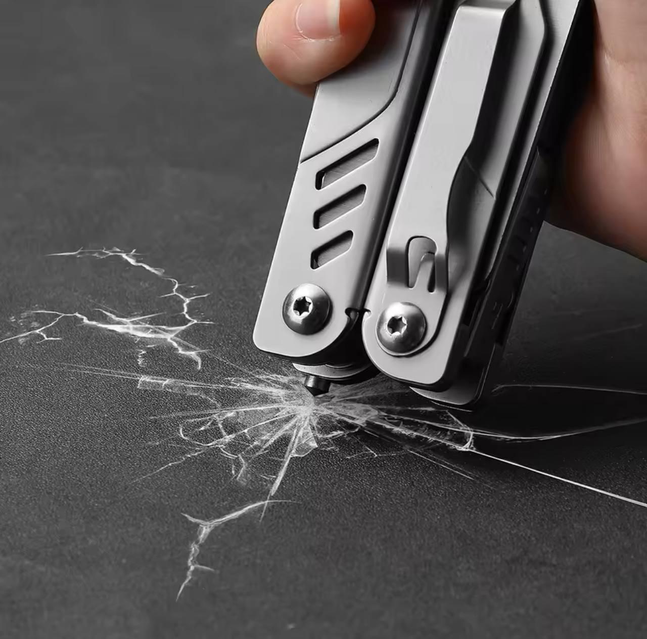 Мультитул із нержавіючої сталі 18в1 з кліпсою Silver (12i-207) - фото 3 Мультитул із нержавіючої сталі 18в1 з кліпсою Silver (12i-207) - фото 3