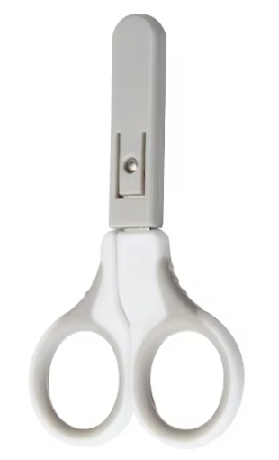 Ножиці дитячі з ковпачком Mommy Bag Сірий