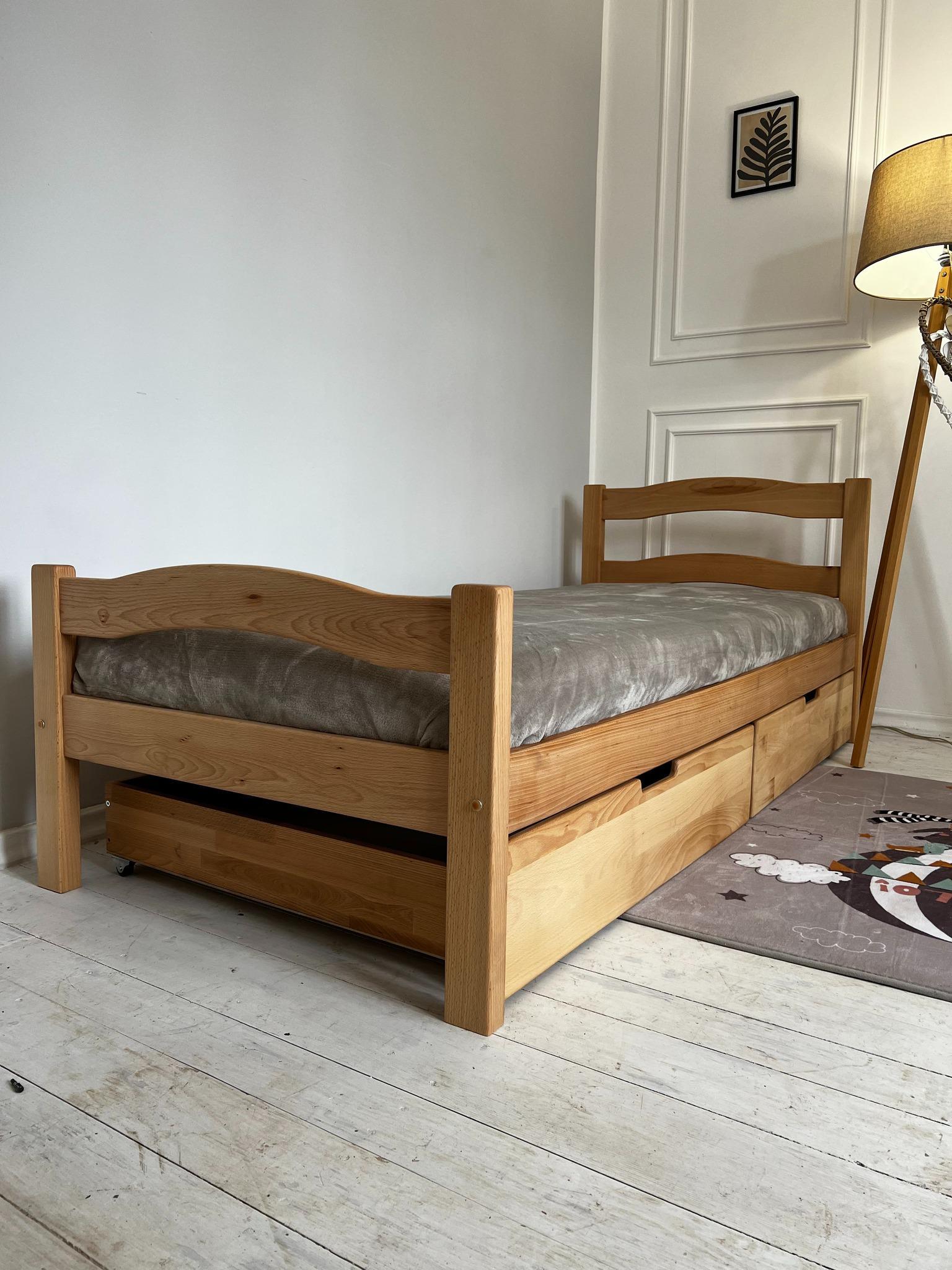 Кровать подростковая Goydalka Paris с ящиком 190x80 см Натуральный - фото 2