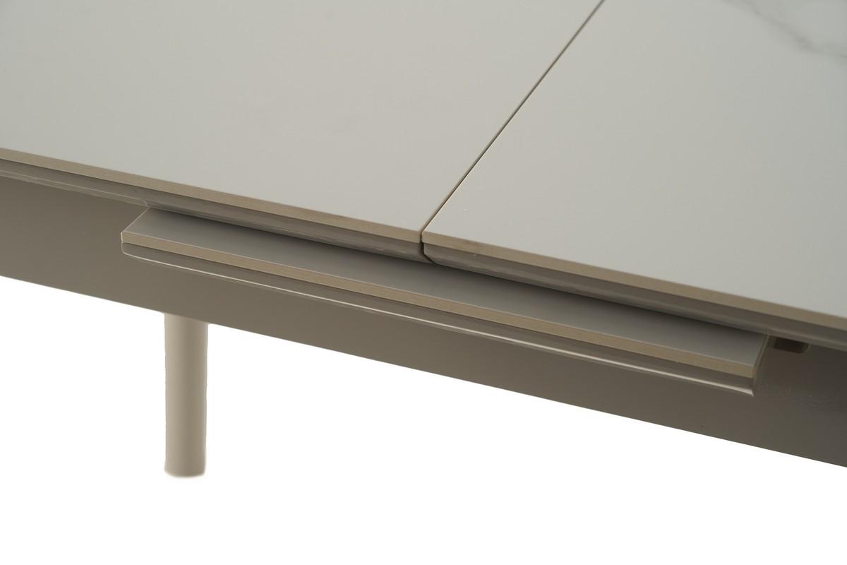 Стіл обідній розсувний Ветро 1100-1400x750x760 мм Каса вайт/Сірий (TМ-84) - фото 6 Стіл обідній розсувний Ветро 1100-1400x750x760 мм Каса вайт/Сірий (TМ-84) - фото 6