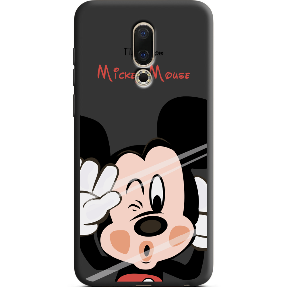 Чехол BoxFace Meizu 16 / 16X Mister M Черный силикон (35176-cc58-38941)