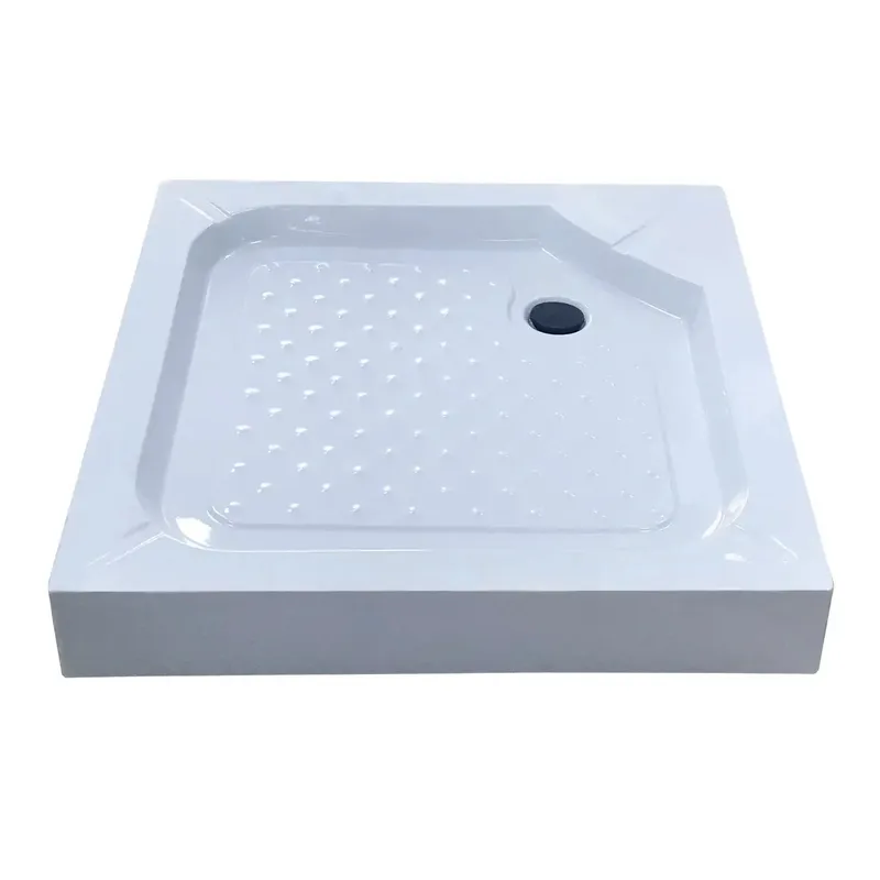 Душевой поддон Mixxus CUBIC ST01-90x90x13 квадратный с сифоном 90x90x13 см Белый (OL-MI6917)