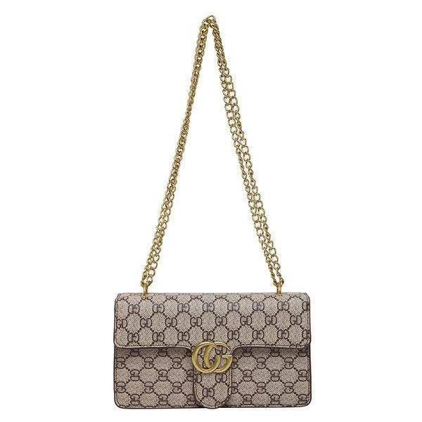 Женская сумка с цепочкой Beige (09362BE)