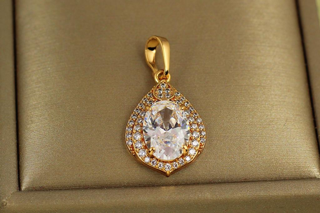Кулон Xuping Jewelry Слеза ангела 2 см Золотистый (38187767) Кулон Xuping Jewelry Слеза ангела 2 см Золотистый (38187767)