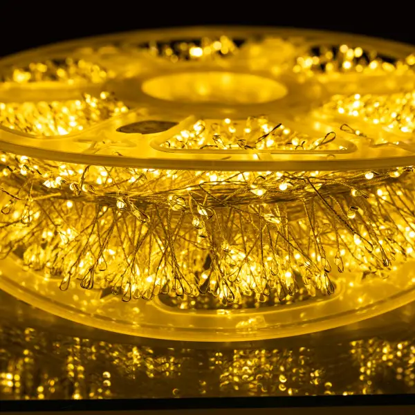 Гирлянда-нить Роса Хвойная лапа на медной проволоке 3000 LED 100 м Теплый белый (21-107-D3000L100MWY) - фото 2 Гирлянда-нить Роса Хвойная лапа на медной проволоке 3000 LED 100 м Теплый белый (21-107-D3000L100MWY) - фото 2