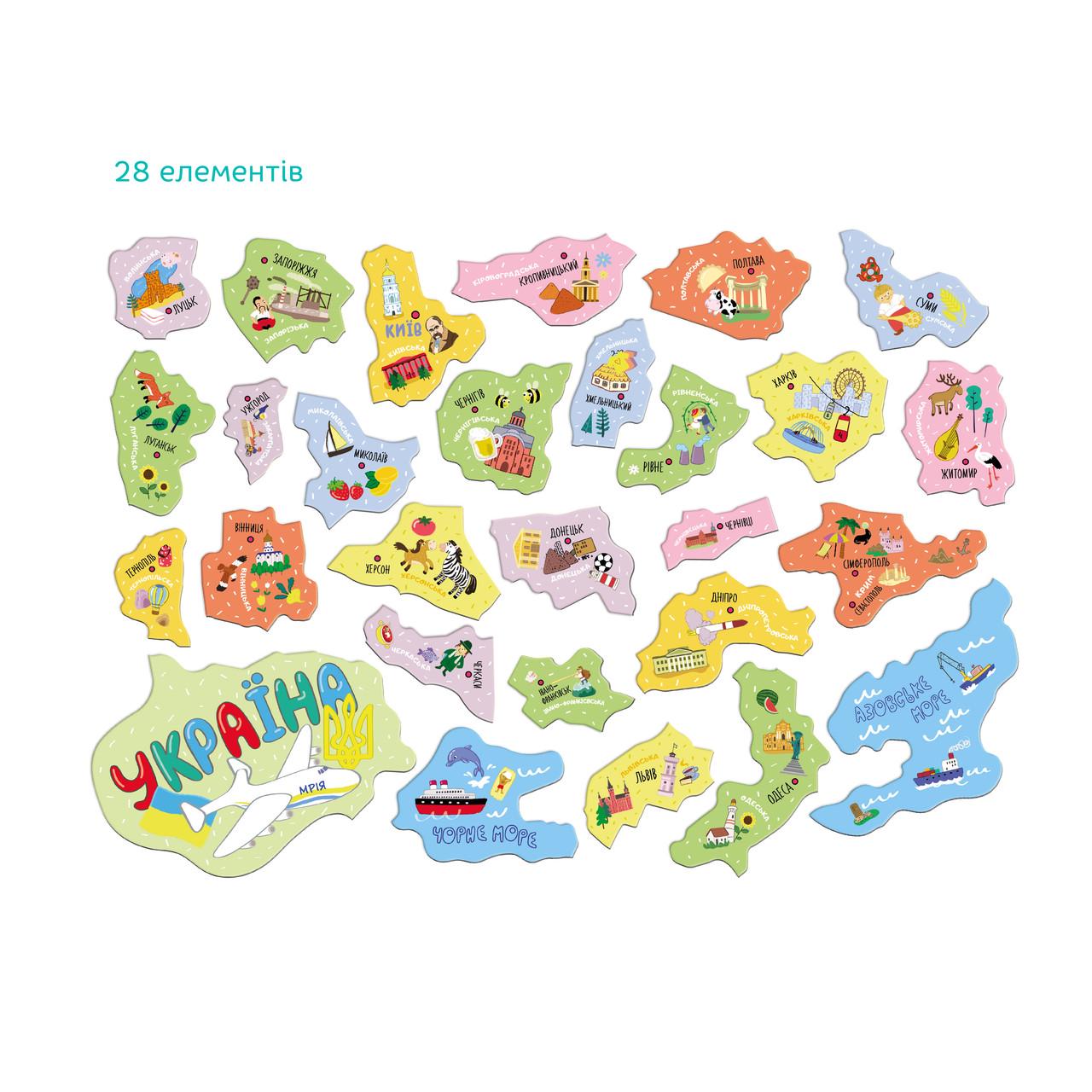 Пазл Dodo Магнітна мапа України (2671120842) - фото 6 Пазл Dodo Магнітна мапа України (2671120842) - фото 6