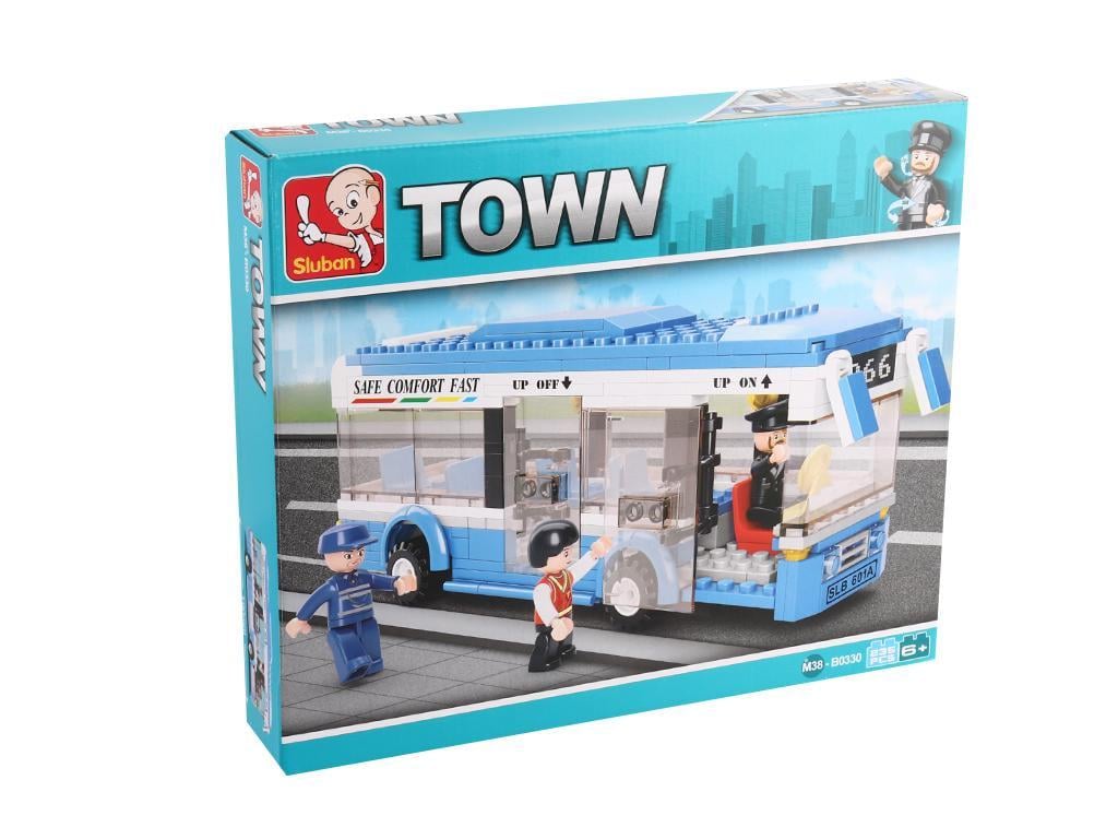 Конструктор SLUBAN Автобус фігурки 235 деталей (M38-B0330)