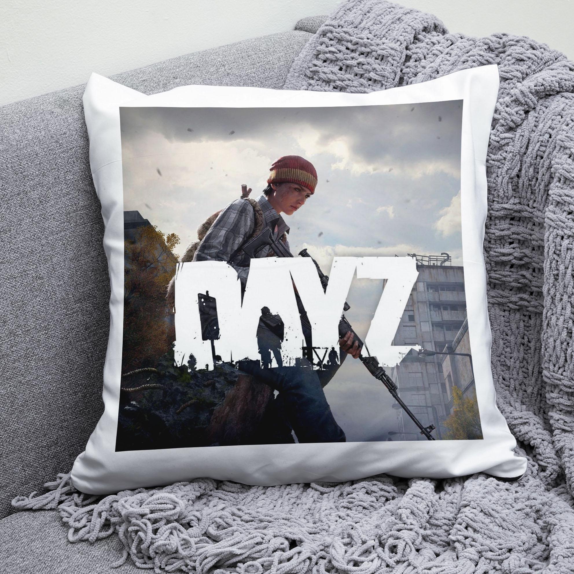 Плюшевая подушка квадрат с принтом игры DayZ "2