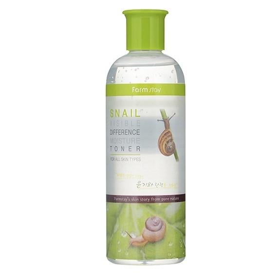 Тонер увлажняющий с экстрактом улитки FarmStay Visible Difference Moisture Toner Snail 350 мл (1601938691)