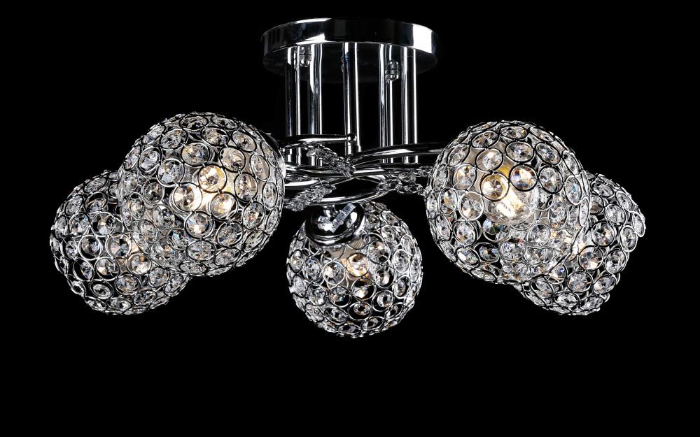 Люстра с плафонами Ray L7080/5 CR (IR006538)