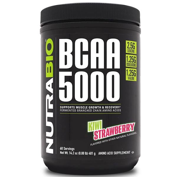 Аминокислота BCAA для спорта NutraBio BCAA 5000 401 г 60 порций Kiwi Strawberry (000027155) Аминокислота BCAA для спорта NutraBio BCAA 5000 401 г 60 порций Kiwi Strawberry (000027155)