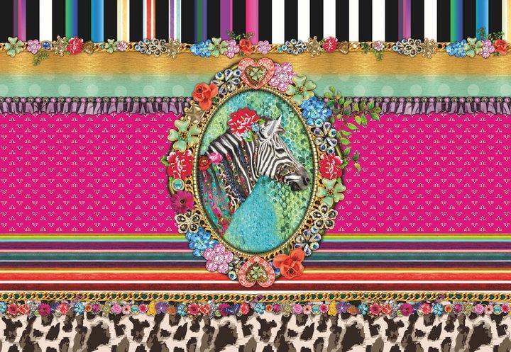 Обои Панно Komar Melli Mello Zebra бумажные моющие 368х254 см (8-951) Обои Панно Komar Melli Mello Zebra бумажные моющие 368х254 см (8-951)